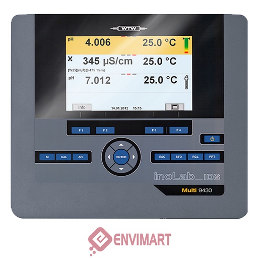 [inoLab Multi 9630 SET K] Máy đo pH, DO, độ dẫn để bàn - 3 kênh hãng WTW/Đức