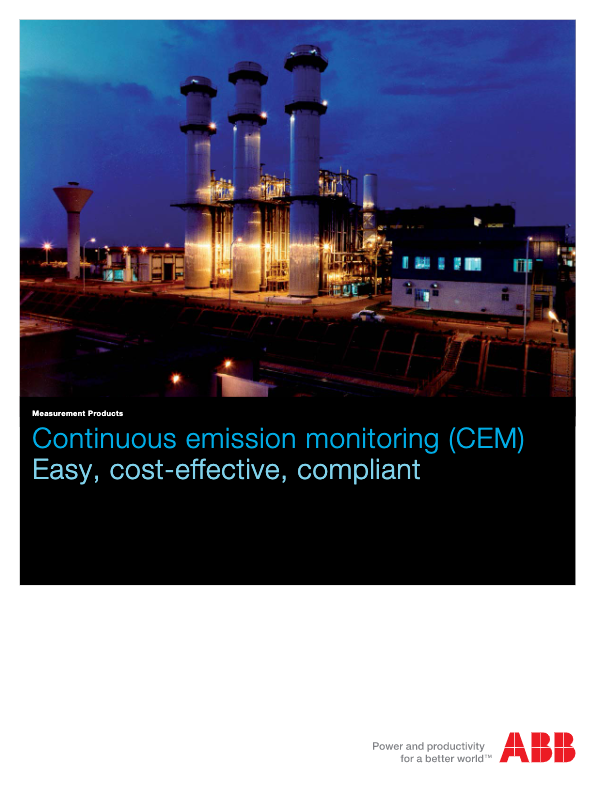 ABB CEMS Datasheet-ABB CEMS solution and products information