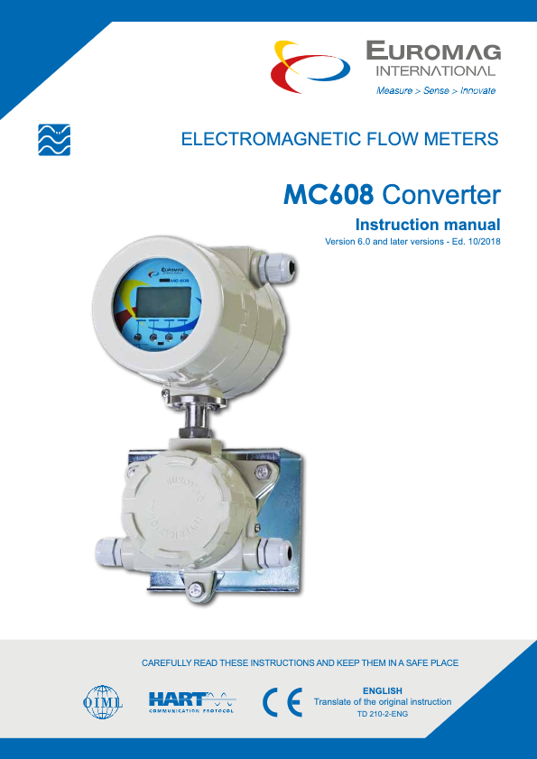 Euromag MC608 Converter Manual