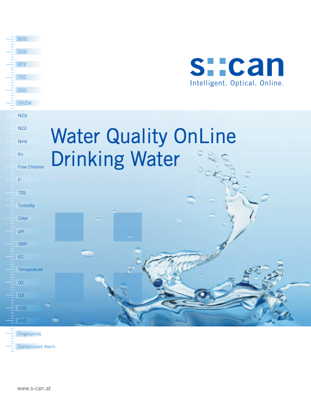 SCAN Drinking Water - Online Monitoring Sensor